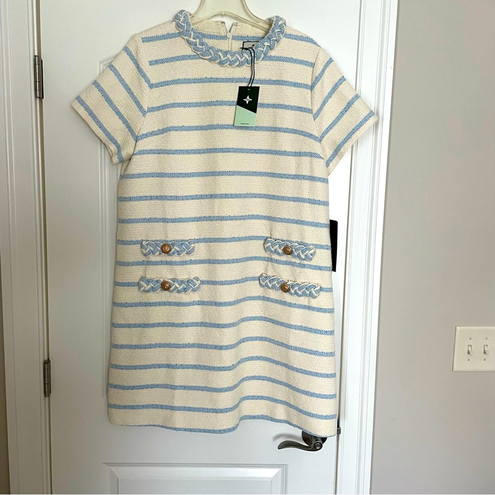 NWT Tuckernuck Coastal Blue Jackie Dress Sz XXL - Picture 6 of 15